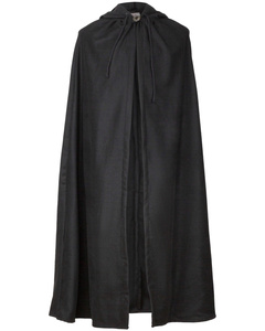 Aaron Cloak wool Black  - wełniana opończa