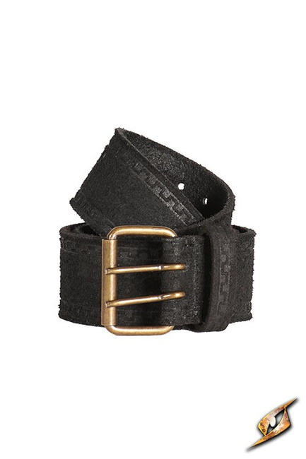 Hunter Belt Suede 102 cm - Black - Zamszowy pas
