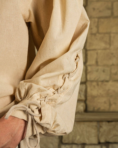 Alex shirt cream  -  koszula średniowieczna