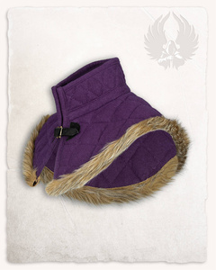 Nimue Lined Collar Wool Purple