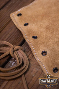 Vryla Split Leather Bracelets - Light Brown