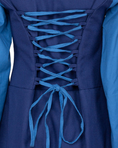 Galatea Dress - Blue - suknia bawełniana