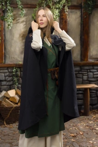 Cape Aric - Wool - Black