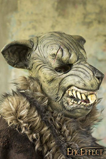 Rodent - Brown / maska lateksowa Mutant Szczur (Gryzoń)