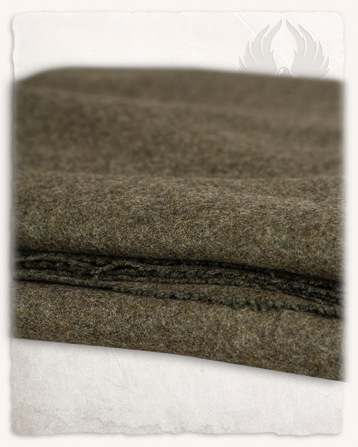 Wool fabric 380g/m² - Olive - tkanina wełniana