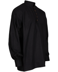 Lucious - Black - koszula bawełniana