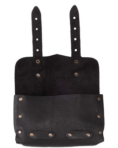Herreria belt bag - Black - skórzana kaletka