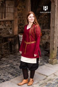 Wool Tunic Hyria - Red