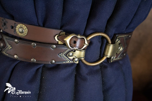 Imperial belt - Brown - skórzany pas