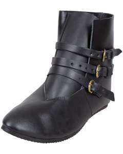 Raimund Boot 2nd Ed. - Black  - skórzane półbuty