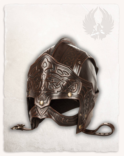 Mantikor Lederhelm Braun