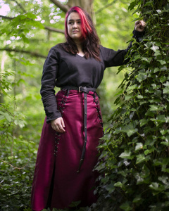 Callista Skirt - Black - twillowa spódnica