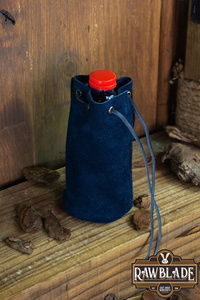 Adventurer Tube Pouch - Blue - zamszowa sakiewka