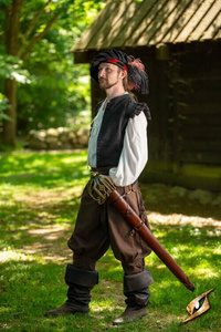 Sword Belt Scabbard Brown/Dark Brown 94 cm - pochwa na miecz larpowy