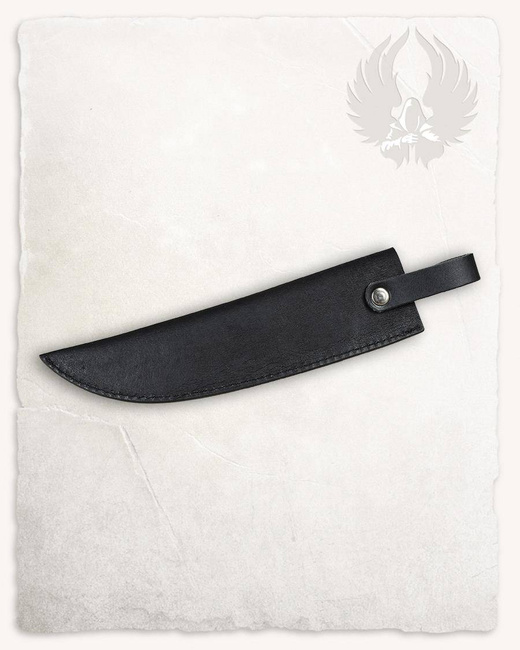 Anselm Chief Knife Leather Sheath Black - skórzana pochwa na nóż