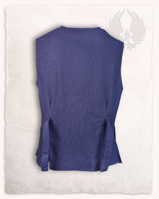 Fletcher Vest Blue - płócienna kamizelka