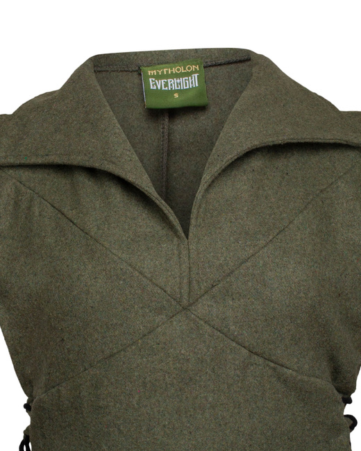 Galatea Tunic Wool - Oliv - tunika wełniana