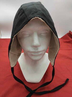 Lisbeth Bonnet Cream - czepek średniowieczny