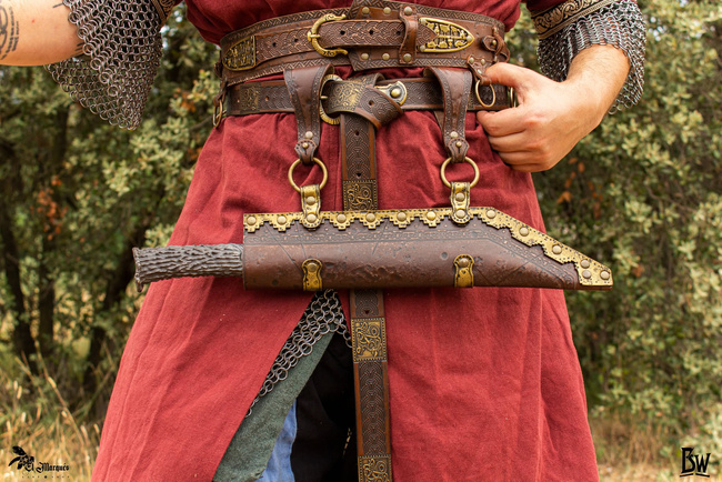 Seax scabbard - Black - pochwa na seax