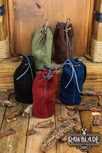 Adventurer Tube Pouch - Green - zamszowa sakiewka