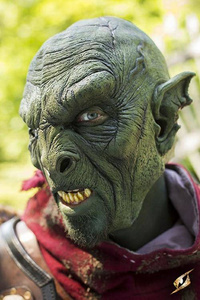 Beast Orc - Green / maska lateksowa Ork