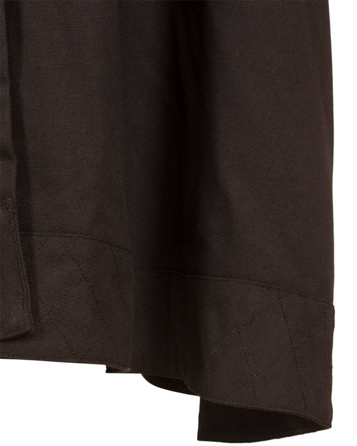 Ceres Cloak Canvas - Black - bawełniany płaszcz