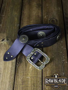 Noble Belt With Ornaments - Black
