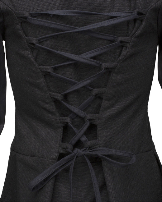 Galatea Dress - Brown - suknia bawełniana