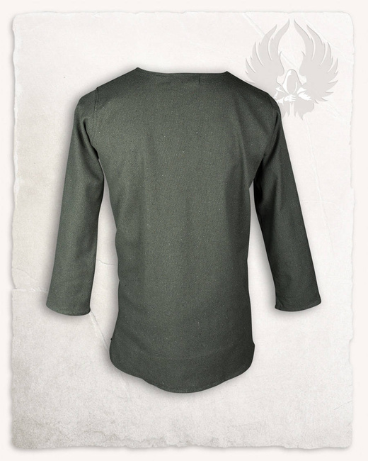Tronde Tunic Canvas Green - płócienna tunika