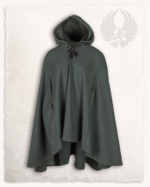 Raven Cape Canvas Green - płócienna peleryna