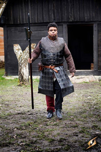 Leather Brigandine - Black