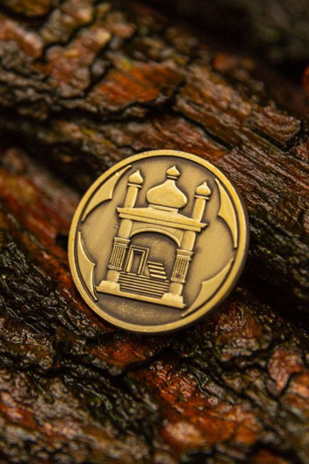 Złota moneta orientu