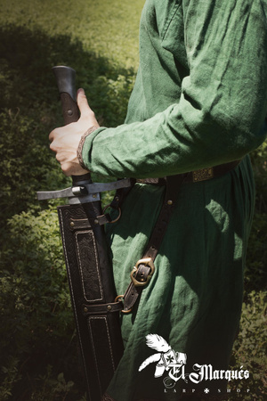 Longmesser Scabbard - Black Viking - pochwa ma miecz