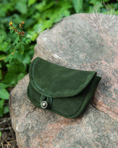 Rickar Belt Bag Small Green - zamszowa mała kaletka