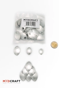 Aluminium Scales - Silver - aluminiowe łuski