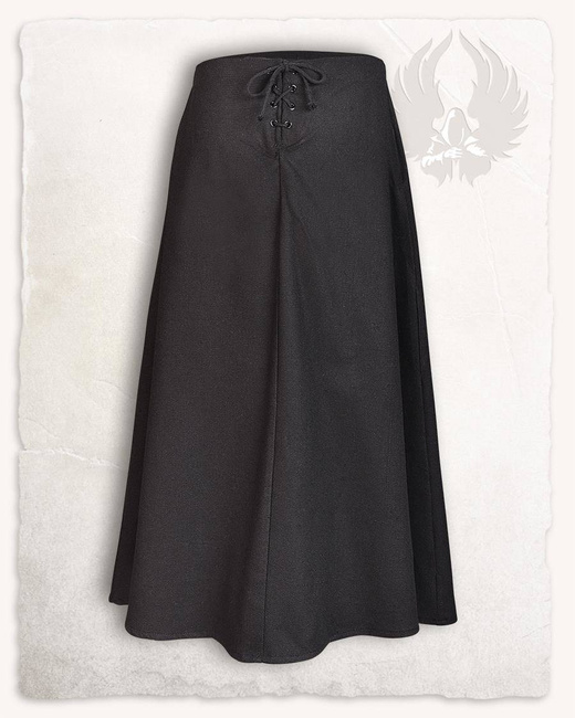 Sina Skirt Canvas - Black - płócienna spódnica