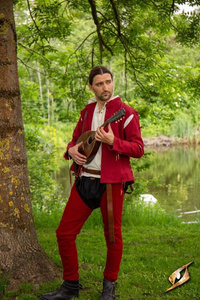 Single Hose - Red - Wool