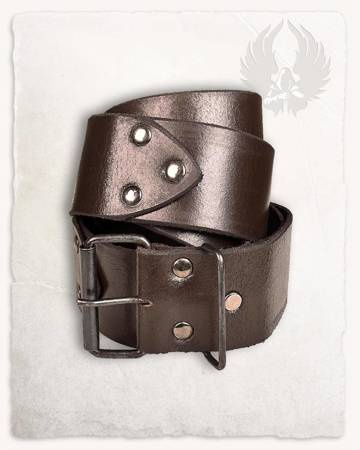Doran Belt Wide Brown - skórzany pasek