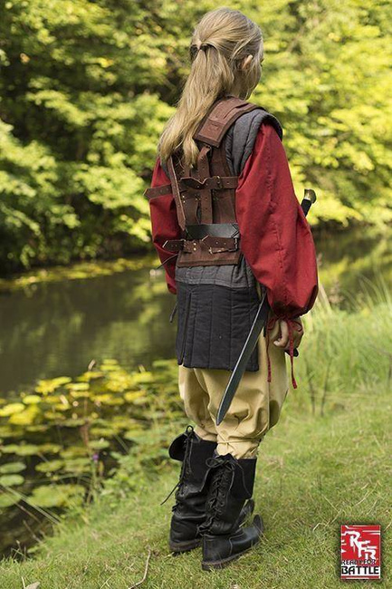 RFB Fighter Leather Armour - Brown