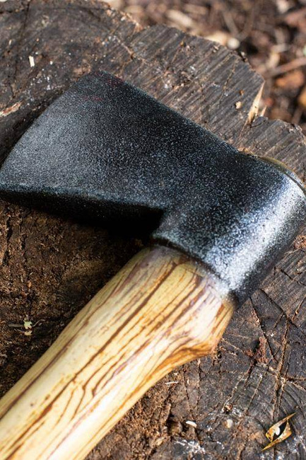 Woodsman Throwing Axe