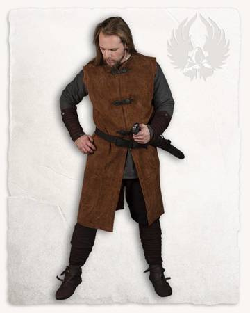 Bowen Tabard Brown - zamszowy tabard