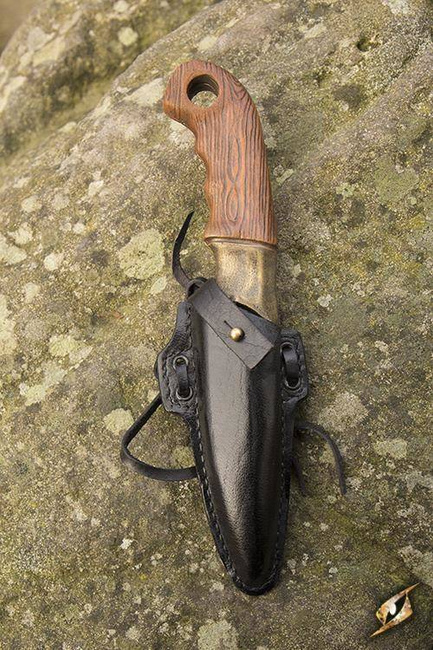 Woodsman Knife & Holder - Epic Black