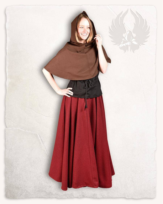 Wolfram Hood Canvas Brown - kaptur średniowieczny
