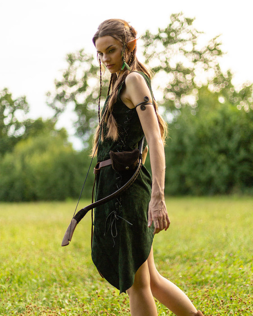 Lunette Tabard Green - zamszowy tabard