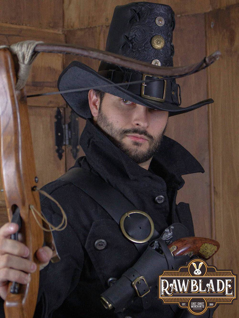 Johann Witch Hunter Hat Deluxe - Black