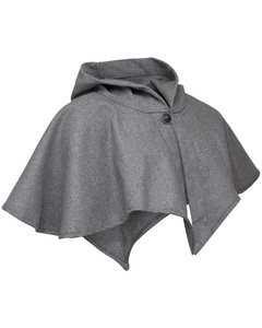 Ceres Hood Wool - Grey - kaptur wełniany