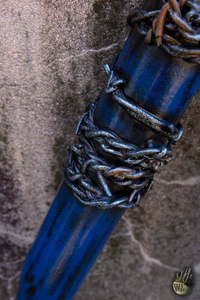 Barbed Wire Bat Blue - 80 cm
