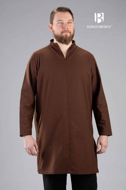 Tunic Ekwin - Brown - bawełniana tunika
