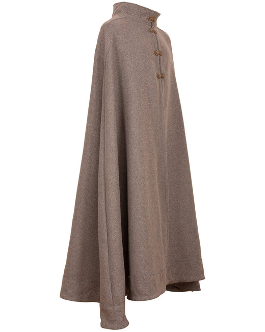 Ceres Cloak Wool - Grey - płaszcz wełniany