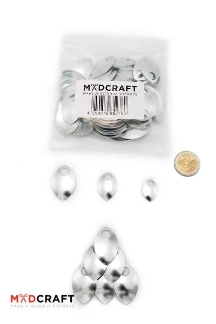 Aluminium Scales - Silver Shiny - aluminiowe łuski